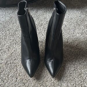 Sleek Black Ankle Booties